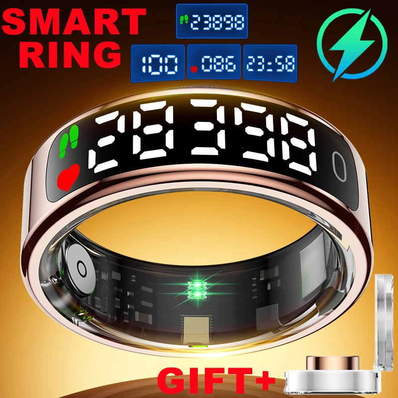 2025 COLMI R12 Smart Ring with Display Screen and Touch,