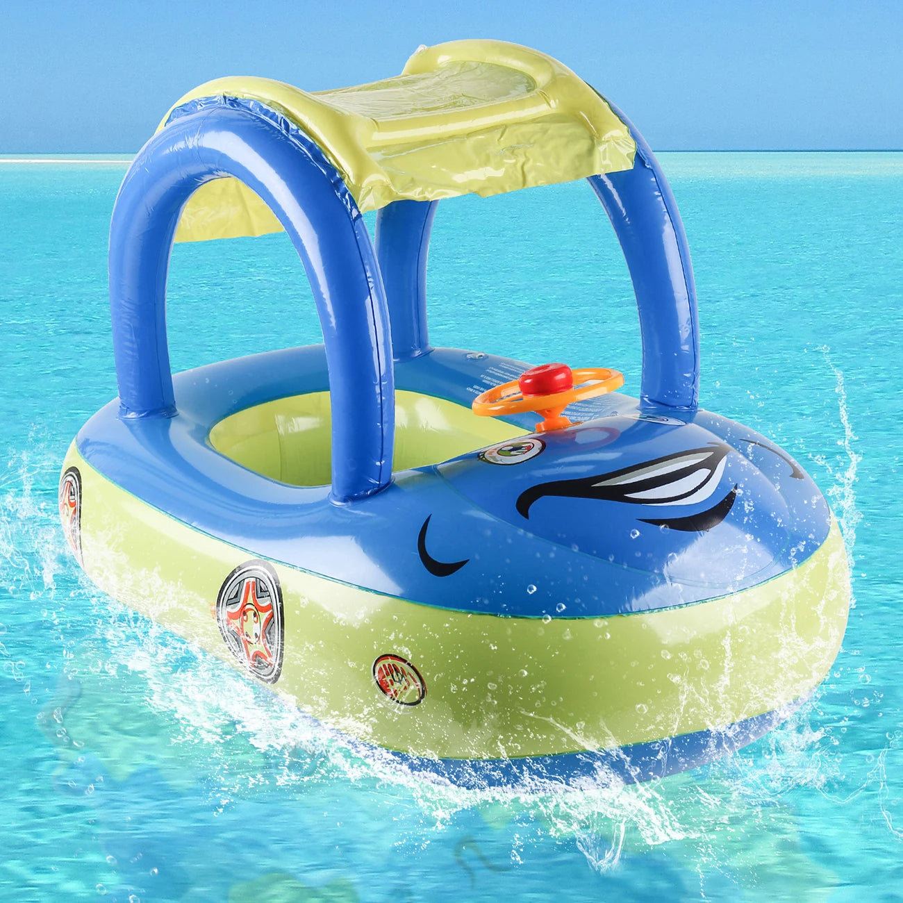 Car shape Toddler pool floats,Baby Swimming