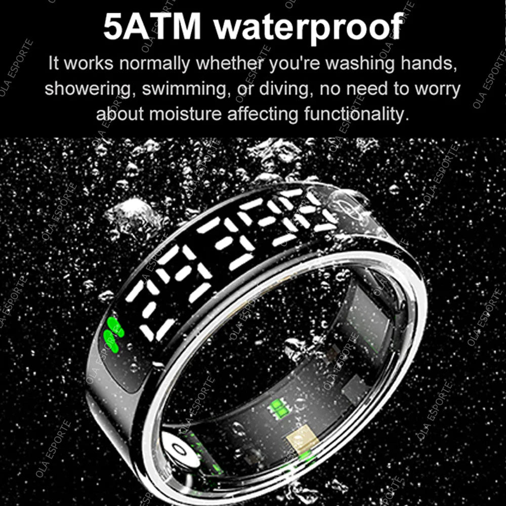 2025 COLMI R12 Smart Ring with Display Screen and Touch,
