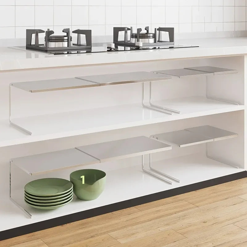 Kitchen Cabinet Storage Layered Shelf Cabinet