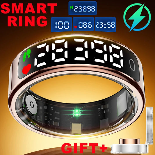 2025 COLMI R12 Smart Ring with Display Screen and Touch,