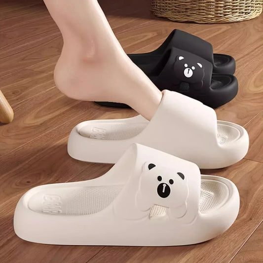 EVA Unisex Slippers Cute Bear Cartoon Home Slippers