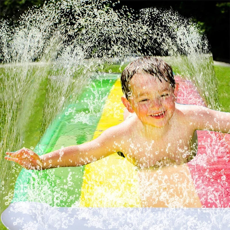 Inflatable Lawn Water Spray Slide Summer Swimming Pool