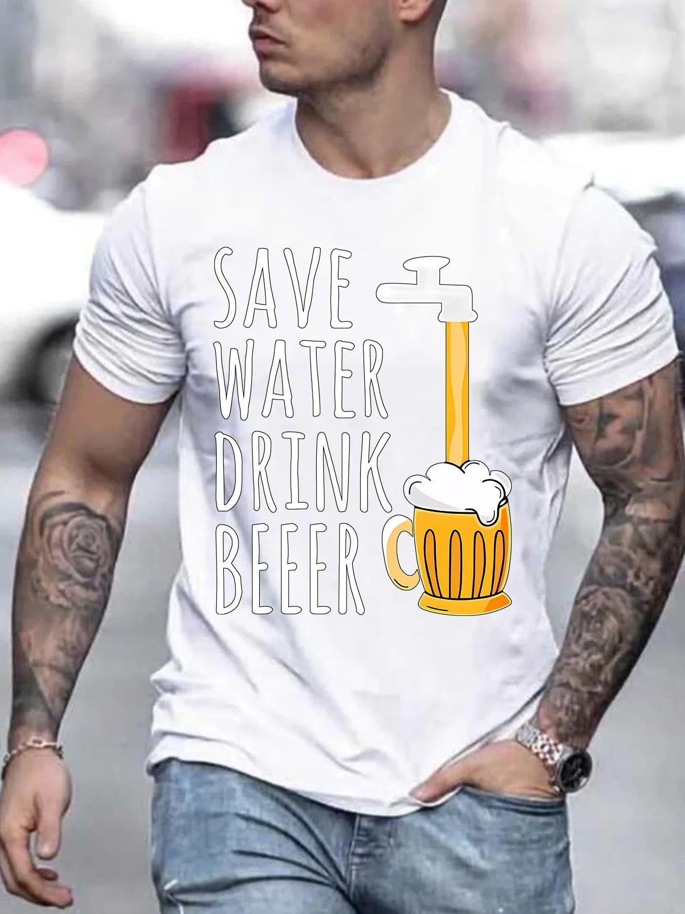 Men's Clothes Dark Gray T-Shirt Summer Short