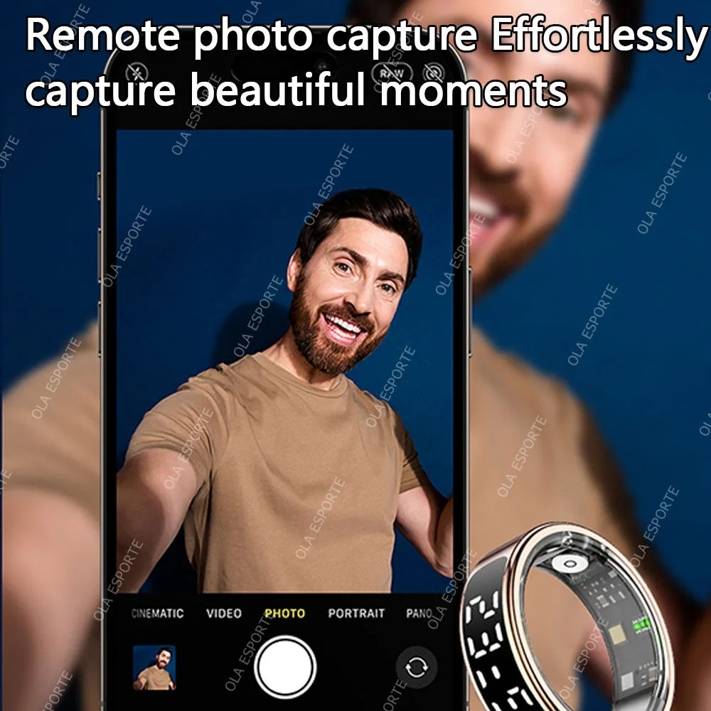 2025 COLMI R12 Smart Ring with Display Screen and Touch,