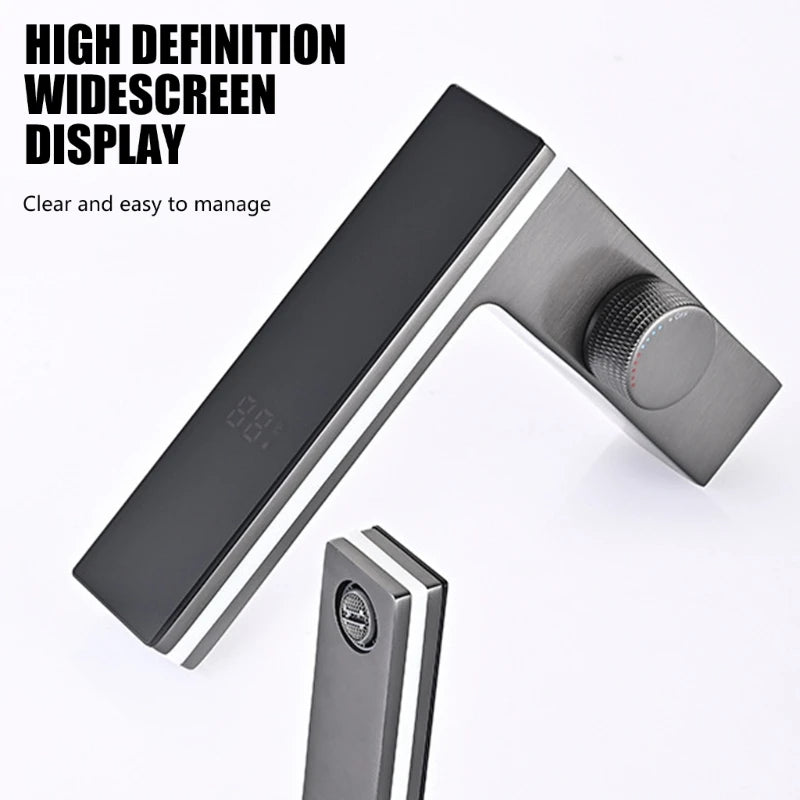 Intelligent LED Bathroom Faucet Digital