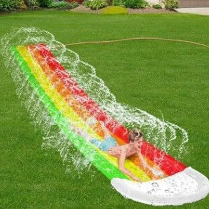 Inflatable Lawn Water Spray Slide Summer Swimming Pool