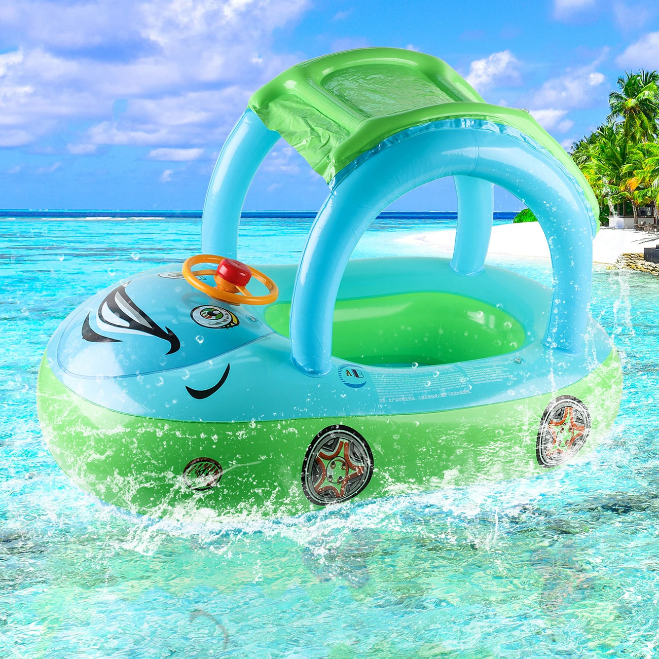 Car shape Toddler pool floats,Baby Swimming