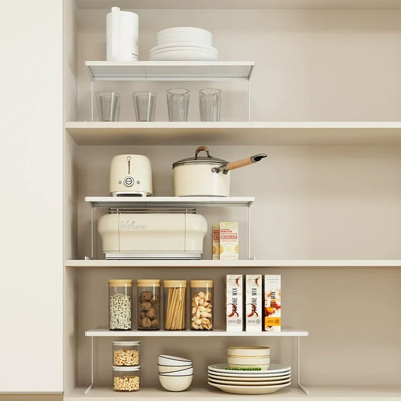 Kitchen Cabinet Storage Layered Shelf Cabinet