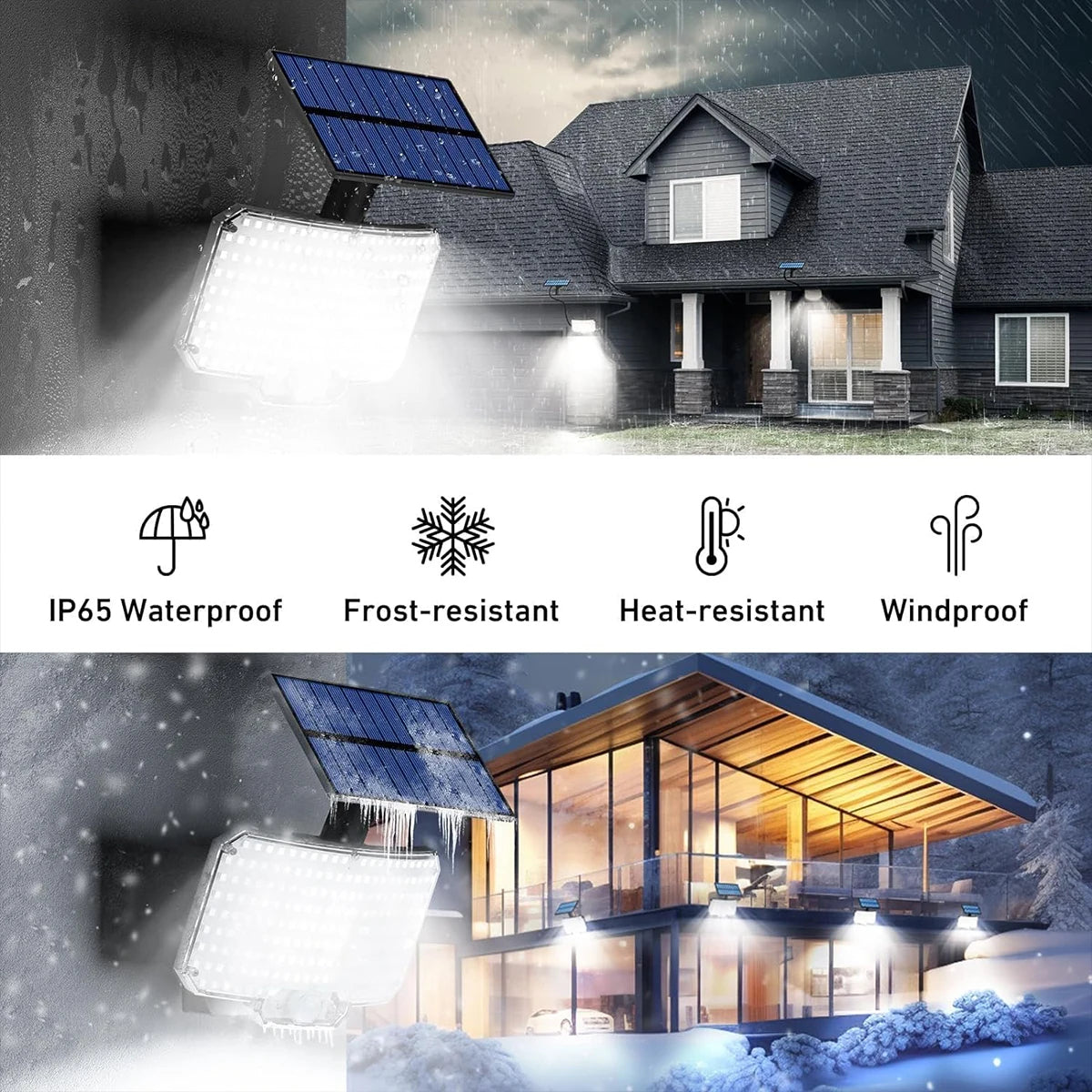 Solar Lights Outdoor 234LED