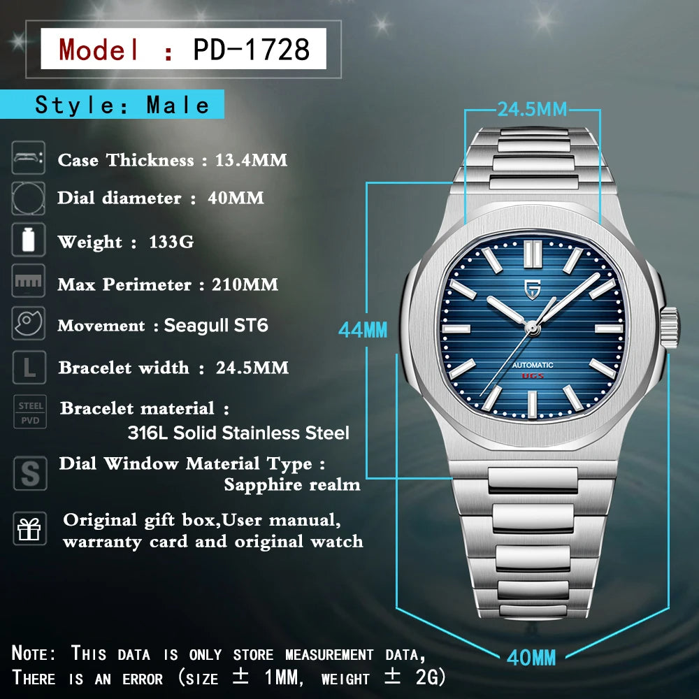 PAGANI DESIGN 2025 New Men's Watches Luxury