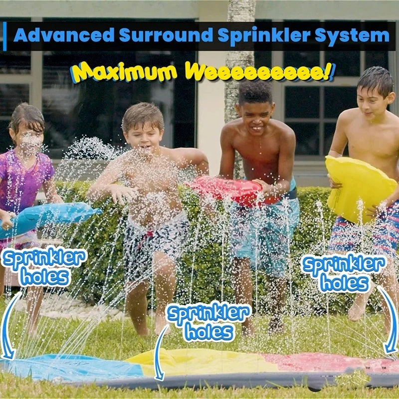 Inflatable Lawn Water Spray Slide Summer Swimming Pool