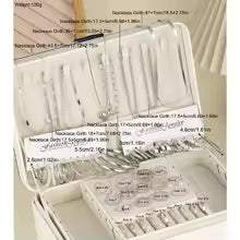 54 Pcs/Set Vintage Elegant Pearl Earrings Ring Heart Pendant Necklace Bracelet For Women Boho Daily Wear Jewelry Set Gifts 2024